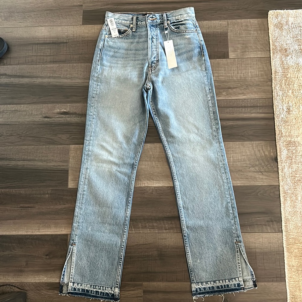 BNWT! EB Denim Unraveled Newport 27 Women Hemmed